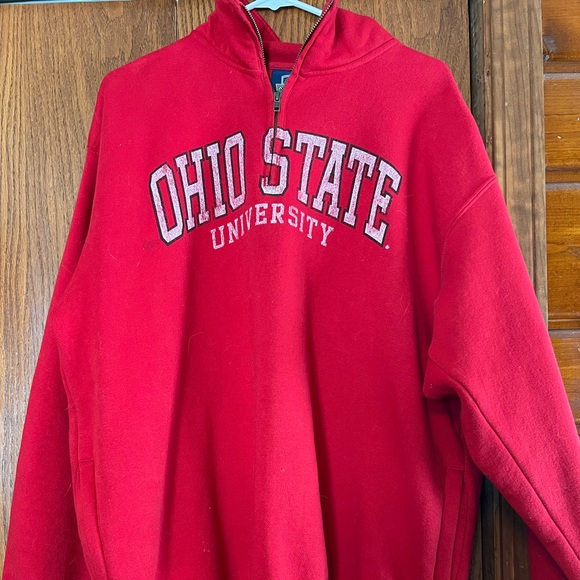 Campus Authentic Other - Mens Ohio State University 1/4 zip